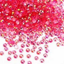 ICIQ 3mm 4mm 5mm 多色不加熱樹脂珍珠 透明AB平底樹脂水晶 DIY裝飾石 水晶珠寶鑽石水鑽 - 4mm 2000pcs - 查看 17