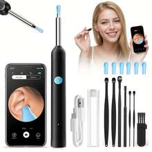 Visual Ear Pick, Earwax Removal Tool With Ear Pick Covers, Visual Ear Pick With Camera And Light, 7pcs Ear Pick Set, Compatible With All Mobile Phones - View 8