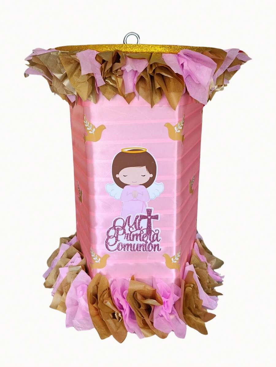 PIÑATA GIRATORIA MI PRIMERA COMUNION NIÑA 50CM DE ALTURA - Ver 1