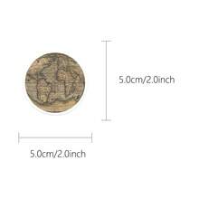 50 pezzi Adesivi vintage con mappa del mondo, adesivi vintage adatti per borracce, laptop, skateboard, chitarre, frigoriferi, bagagli, scrivanie, pareti, album di ritagli, custodie per telefono, forniture scolastiche, decorazioni per la casa, rientro a scuola, regali per feste, regali di compleanno - 50 pezzi/set - Visualizzare 5