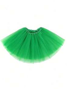 3-Layer Neon Mesh Skirt, Suitable For Parties And Performances, These Skirts Come In A 1-Piece Set, Made Of Polyester Fiber. Perfect For Teens And Adults, Ideal For Halloween, Christmas, Easter And Other Holidays. - Three-layer Tutu Skirt - View 15