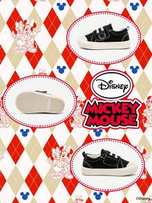 Disney 1双迪士尼米奇联名儿童运动鞋，适合日常穿着、节日庆典、运动、户外活动，舒适、防滑、耐穿、透气（男童运动鞋、男童滑板鞋、儿童运动鞋、女童运动鞋、女童滑板鞋） - 黑色 - 查看 4