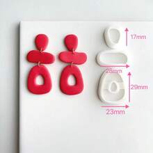 Khuôn đất sét hình học tối giản, khuôn làm khuyên tai bằng đất sét hình học theo phong cách tối giản, có thể tái sử dụng, thích hợp cho các sản phẩm thủ công làm từ đất sét polymer. - trắng - Xem 16