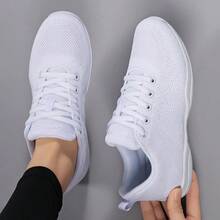 White Cheer Shoes For Women, Suitable For Jumping, Tumbling, Aerobic, Fitness, Dance Training - White - View 7