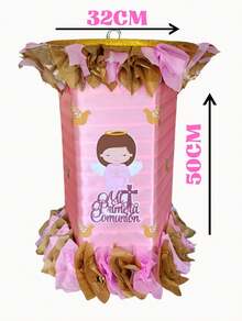 PIÑATA GIRATORIA MI PRIMERA COMUNION NIÑA 50CM DE ALTURA - Ver 2