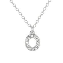 26 piezas Nuevo collar de letras en inglés con incrustaciones de rhinestone de diseño minimalista y elegante para mujeres - b - Ver 19