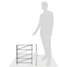 4-Tier Cup Dispensing Rack - Black - View 5