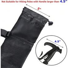 Trekking Poles Carry Bag Adjustable Shoulder Strap Portable Storage Pouch For Hiking Walking Sticks Tent Accessories Replacement - 1 - View 4