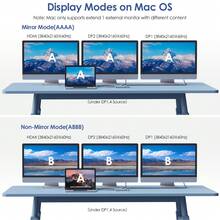 12-In-1 USB-C Docking Station & 2-In-1 Card Reader,Triple 4K HD Audio Video Port,100W PD,5Gbps USB 3.0,RJ45,Audio,For Laptop/PC/Tablet - View 7