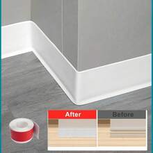 1pc Flexible Self-Adhesive Wall Corner Trim, Soft & Easy To Apply Wall Corner Decorative Strip, Removable & Pliable Wall Corner Trim - L80 - View 9