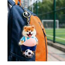 Acrylic Shiba Inu Belly Shaped Keychain - Not Just A Keychain, But Also A Soft Toy | Fun Interactive Squeeze Belly Toy | Multifunctional Pendant For Bags, Car Keys And Backpacks | Creative Small Accessory - Multicolor - View 8