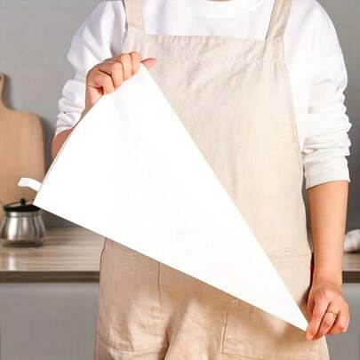 1pc Reusable Piping Bag - Extra Large Capacity, Waterproof & Oil-Resistant, Suitable For Cream, Butter Frosting, Salad Dressing, Multi-Size Options - Washable Durable Kitchen Essential, Multipurpose Cooking Accessory, Convenient Grip, Oil-Resistant Material, Sturdy Construction, Professional Chef Use