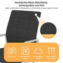 Ottomans - Black White + Metal+Mesh+Wood+Fabric - View 9