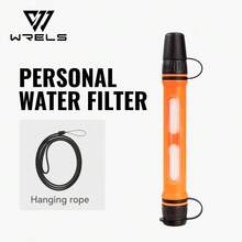 1件 WRELS 纖薄純色戶外便攜式淨水器，附觀察窗與掛繩，方便戶外飲水 - 彩色 - 查看 14