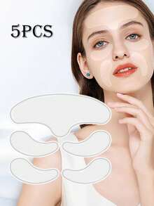 Reusable Silicone - Lift And Tighten Skin, Remove Wrinkles - Washable And Reusable - Wrinkle Patches - Clear - View 1