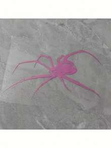 Pegatina de coche de araña - Calcomanía de advertencia resistente al agua, decoración exterior del vehículo, accesorio de coche único y creativo - Adecuado para puertas y ventanas de automóviles - Calcomanía autoadhesiva duradera y de alta adherencia - Pegatina de Halloween - Accesorio de coche - Regalo navideño - Multicolor - Ver 3