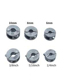 Bộ 1 vòng giới hạn khoan hệ mét và hệ inch, vòng giới hạn độ sâu khoan gỗ, và vòng chặn mũi khoan hình xoắn ốc cùng vòng khóa. - vòng giới hạn mũi khoan - Xem 10