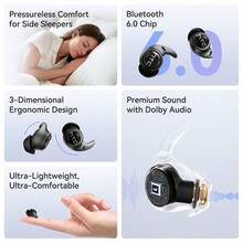 HTC NE76 AI Translation Earbuds, Approximately 150 Translation Languages, In-Ear TWS Wireless Bluetooth 6.0, Suitable For Work, Study, Travel, Birthday Gift - View 3