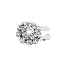 5 piezas Cubiertas de botones con rhinestones para mujeres, Botones de cristal DIY, Clips de botones de camisa desmontables con alicates, Accesorios de ropa para camisas, trajes - Multicolor - Ver 5
