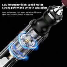 1个可充电230mAh二合一美甲抛光机，专业电动卸甲抛光机，便携式电动美甲钻，带液晶显示屏和UV美甲灯 - 彩色 - 查看 6