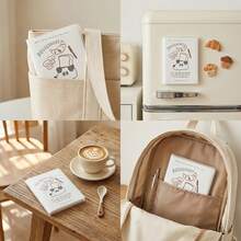Sổ tay mini hình chú chó nướng dễ thương, bìa cao su chống thấm nước, sổ nhật ký cầm tay tiện dụng, 4 kiểu để lựa chọn, sổ kế hoạch việc cần làm hàng ngày kiểu Kawaii dành cho trường học và du lịch. - 64K - Xem 6