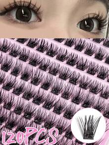 120片免胶向日葵假睫毛，！免胶向日葵自粘假睫毛簇，无需胶水，轻松放大双眼，即开即用，新手理想之选。 - C - 查看 14