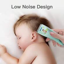 Baby Electric Hair Clipper Silent Wireless Trimmer For Children Kids Hair - View 5