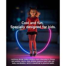 LED Light Up Jump Rope For Kids And Adults, Adjustable And Bright Jump Rope For Boys And Girls, Colorful Light Up Jump Rope For Fitness And Training, 44460083 - Teal Blue - View 5