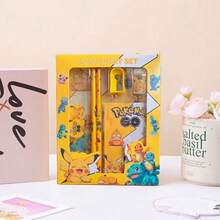 Authorized By Cartoon Character Style Stationery Gift Box Set, Including Pencil, Notebook, Pencil Sharpener, Pencil Case, Ruler And Eraser,Crayon - Multicolor - View 8