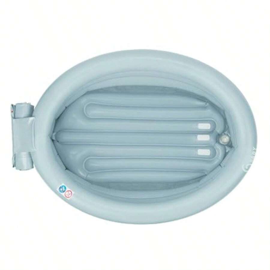 Bañera inflable para bebé y piscina portátil, segura y adaptable desde recién nacido con inserto incluido - Agua - Ver 1