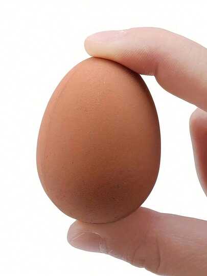 1 quả trứng đàn hồi giống thật, đạo cụ ảo thuật, đồ chơi giảm căng thẳng dùng trong các lễ hội và tiệc tùng.