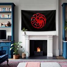 Game Funny Of Thrones Wall Art Hanging,Decorate Clubs Concerts Bars Dormitories Living Rooms Bedrooms Decor Tapestry - 1PC - Xem 5