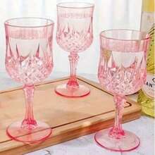 5盎司香槟杯，不易碎高脚杯，可重复使用 - 时尚现代，适合居家、婚礼、烘焙、情人节、儿童派对、周年纪念日、父亲节、母亲节、复活节、假日野餐、新年派对等场合 - 查看 6