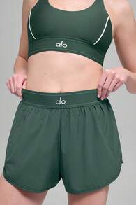 Alo Yoga Alo Match Point Short True To Size Women's Clover Green W6334r - màu xanh lá - Xem 3