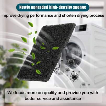 8 miếng mút lọc máy sấy, mút lọc dàn bay hơi máy sấy quần áo, phụ tùng thay thế, mút lọc máy sấy, tương thích với nhiều loại máy sấy quần áo.