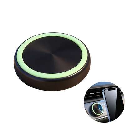 MagSafe磁吸式手机支架，汽车专用，强力粘胶不伤仪表盘，可重复使用，可固定手机和钥匙，适用于汽车仪表盘/座椅靠背，360°旋转，耐用铝合金材质。