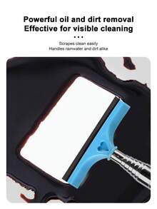 不锈钢可伸缩汽车后视镜雨刮片，汽车车窗玻璃刮除雾清洁工具 - A - 查看 7