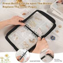 10pcs A5 6-Ring Loose Leaf Refill Pages, High Quality 4-Slot/2-Slot/1-Slot Card Holder Sleeves, 2.5"X3.5" Double-Sided 6-Ring Binder Pockets, A5 Plastic Card Sleeves, Suitable For Idol Photo Cards, Postcards, Trading Cards, Photos, Campus Cards, Access Cards, Office Stationery, Planner, School Supplies, Back To School - A5 - View 7