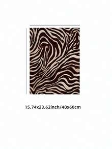 1 tấm tranh in canvas treo tường không khung họa tiết vằn ngựa vằn hiện đại trừu tượng phong cách rừng rậm, trang trí safari táo bạo phù hợp cho phòng khách, phòng ngủ, ký túc xá - Sọc ngựa vằn - Xem 12