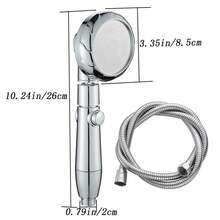 Bộ vòi sen cầm tay áp lực cao kèm giá treo tường bằng nhựa - Bộ vòi sen đa chức năng 2 mảnh có thể điều chỉnh với ống dẫn nước dài 59 inch, chế độ phun tiết kiệm nước và mạnh mẽ cho trải nghiệm tắm tuyệt vời nhất. - Mô hình phổ quát - Xem 9