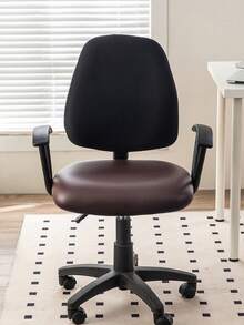 Bộ 1/4/6 món bọc ghế, bọc đệm ghế văn phòng, bọc ghế ăn có thể tháo rời và co giãn. - màu nâu - Xem 6