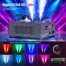 U'King 2000W Professional Fog Machine Dual Nozzle With 16 RGB LED , 3-In-1 Led 13CH Smoke Machine Stage Colorful Spray Equipment ,  Smoke Machine With Remote Control & DMX512 & Manual Control For Church Wedding Party Bar Club Mobile Music Live Show Entertainment Stage - US A Type Plug(110-127V) - View 4