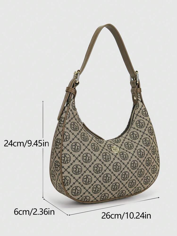 VANESSAMAY&DKMG Sac à bandoulière rétro en PU avec motifs asymétriques, léger et réglable, adapté pour la fête des mères, les fêtes, les vacances, les rendez-vous, le shopping, l'utilisation quotidienne et comme cadeau pour les femmes, sac d'affaires décontracté pour femmes, parfait pour le bureau, les affaires et le travail, sac pour femme élégant