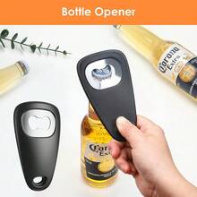 6件套独特厨房工具礼盒，节省空间设计，包含奶酪刨丝器、开瓶器、果蔬削皮器、披萨刀、蒜姜研磨器和香料剥皮器。 - 彩色 - 查看 4