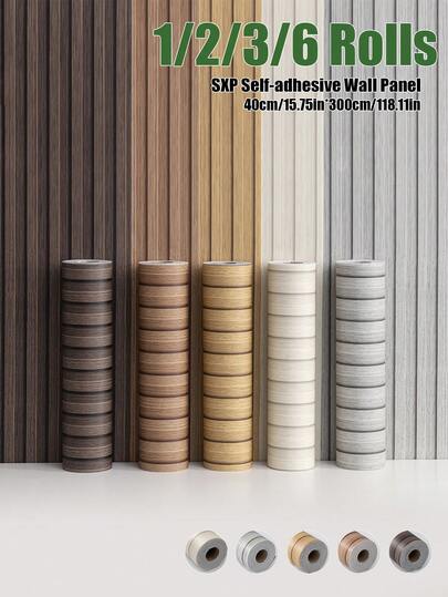 Meoky 1卷40*300厘米PVC自粘壁纸，仿网格背景，防水墙面装饰，适用于卧室