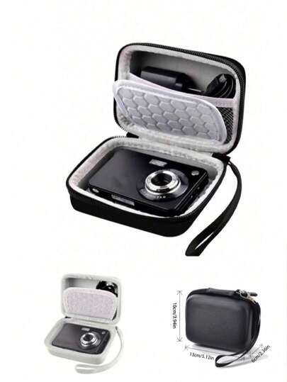 This EVA Digital Camera Bag Is Waterproof And Shock-Resistant. Its Compact Design Is Perfect For Outdoor Photographers And Travelers. It Can Also Be Used As A Power Bank, Office Digital Camera Bag, Cable And Camera Bag, Electronic Cable Organizer, Power Bank Storage Bag, And Wallet-Style Travel Camera Bag. Waterproof, Lightweight, High Capacity, And Portable - The Perfect Gift For Photography Enthusiasts.