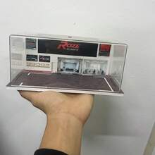 1:64 Scale Garage Miniature Scene Model, Acrylic Dust-Proof Display Case For DIY Assembly Parking Lot (Excluding Car Models) - متعدد الألوان - مشاهدة 7