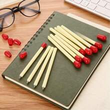 20pcs Retro Matchstick Shaped Neutral Pens, 0.5mm - 20 PCS - View 6