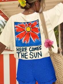 Vacation Outfits,Spring,Resort Wear Women,Spring Outfits For Women Casual Summer - Apricot - View 4