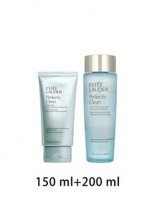 Estée Lauder [Bundle] Perfectly Clean Multi-Action Creme Cleanser/Moisture Mask 150 Ml + Multi-Action Hydrating Toning Lotion/Refiner 200 Ml - Perfectly Clean - View 2